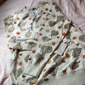 Pusheen + Mushrooms Fall Oversized Sweatshirt
